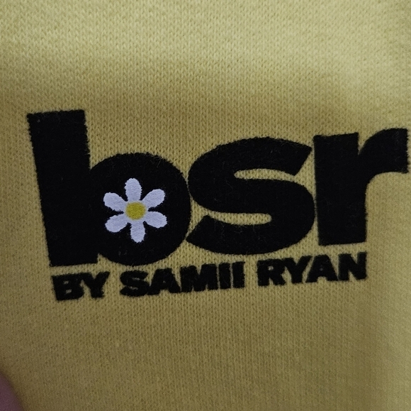 NWOT BSR by Samii Ryan Sweatpants size large Isn't It Lively graphic - Picture 3 of 7